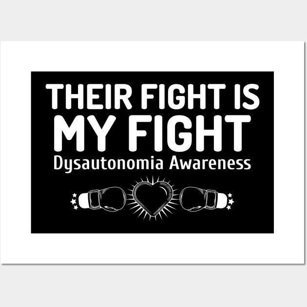 Dysautonomia Awareness Wall Art by victoria@teepublic.com